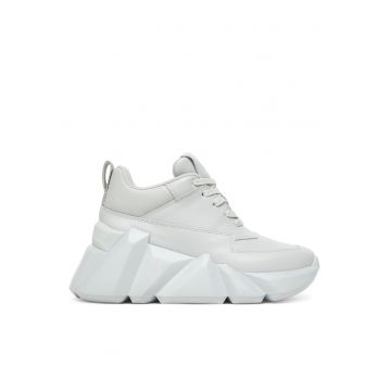Pantofi sport dama -  piele naturala - alb