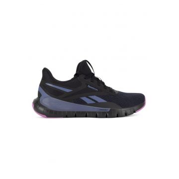 Pantofi sport dama -  slip-on - negru - material sintetic -