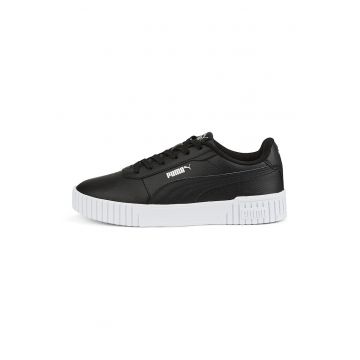 Pantofi sport de piele si piele ecologica Carina 2.0 - Alb/Negru