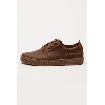 Pantofi sport de piele Street - Maro inchis