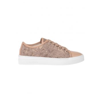 Pantofi sport low-cut - Crem