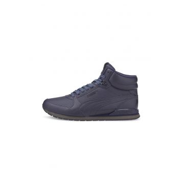 Pantofi sport mid-high unisex de piele ST Runner v3 - Albastru inchis