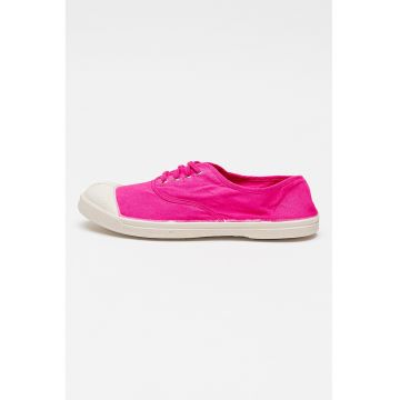 Bensimo - Tenisi low-cut cu sireturi - Fucsia