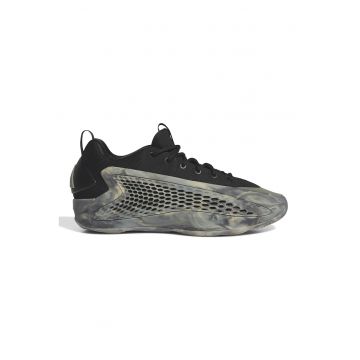 Pantofi cu insertii textile pentru baschet Anthony Edwards 1 - Negru/Grej