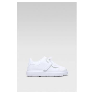 Pantofi dama  5904862430546 - Sintetic - Alb - Alb