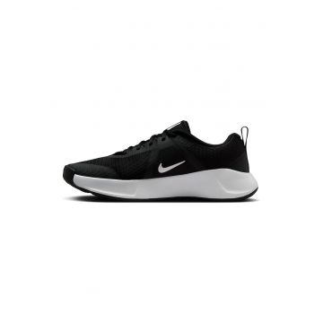 Pantofi MC Trainer 3 din plasa cu imprimeu logo lateral - pentru fitness - Negru/Alb optic