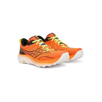 Pantofi sport barbati -  portocaliu - material textil - de alergare