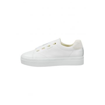 Pantofi sport cu talpa flatform Avona - Negru/Alb optic/Gri antracit