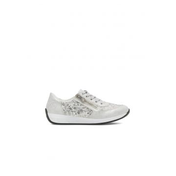 Pantofi sport dama -  590559 - Piele naturala - Argintiu -