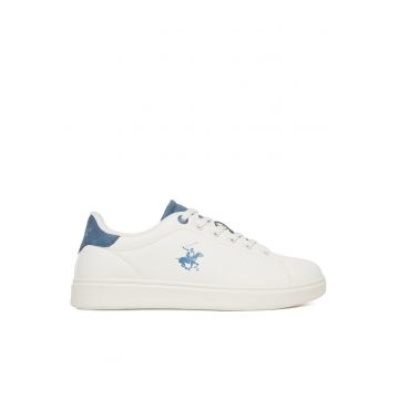 Pantofi sport dama -  adidasi - alb - piele ecologica