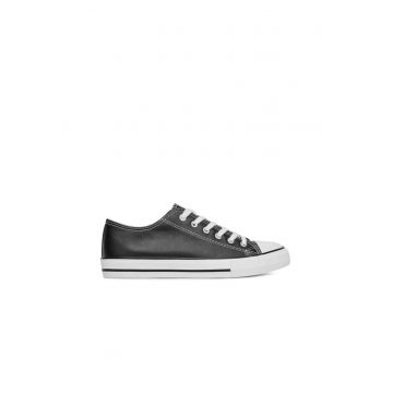 Pantofi sport dama -  negru - material textil -