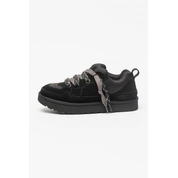 Pantofi sport de piele intoarsa si plasa Lo Lowmel - Negru