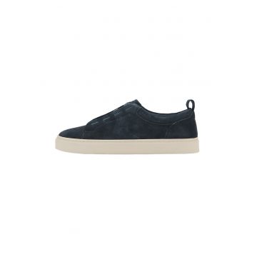 Pantofi sport din piele intoarsa - Bleumarin