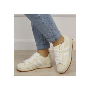 Sneakersi dama bej BM-1101 M2 19313 - Bej