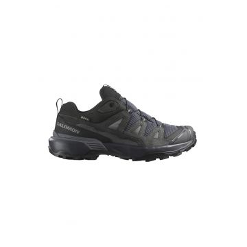 Pantofi cu garnituri din piele intoarsa pentru drumetii X Ultra 360 - Negru/Gri