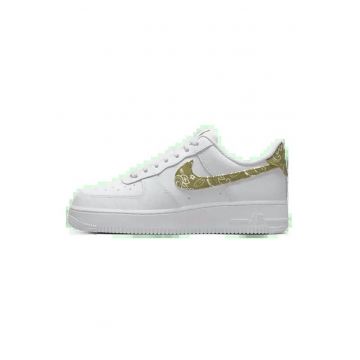 Pantofi sport barbati  Air Force 1 Low - alb - accente subtile - piele