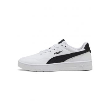 Pantofi sport Court Lally de piele ecologica - Alb