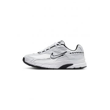Pantofi sport cu insertii de piele Initiator - Alb/Negru