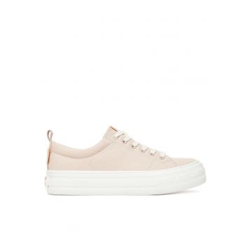 Pantofi sport dama -  adidasi bej - tesatura