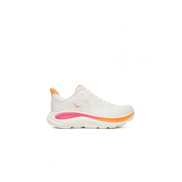 Pantofi sport dama  Clifton 10 - alb/roz electric - tesatura