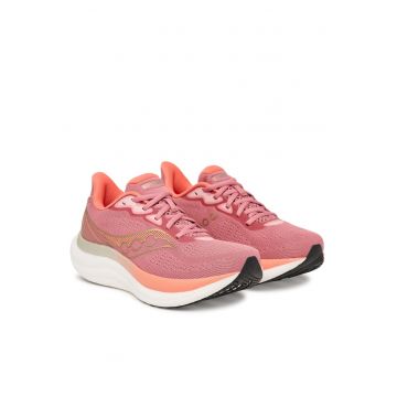 Pantofi sport dama -  confortabili - usori - roz - tesatura