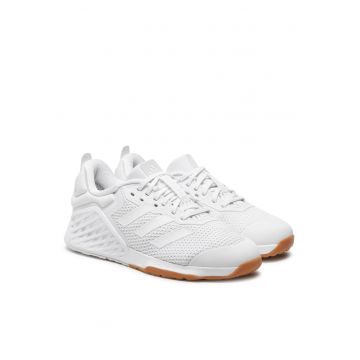Pantofi sport dama -  Dropset 3 - alb - material plastic