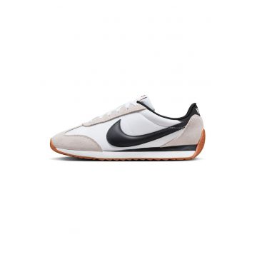Pantofi sport Pacific cu garnituri din piele intoarsa - Alb/Negru/Bej