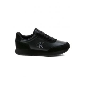 Pantofi sport  pentru Femei - runner laceup low mix mg - YW0YW01798-0GJ - Negru