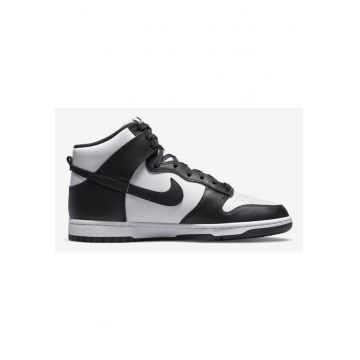 Tenisi barbati -  Dunk High - Piele - Alb/Negru - Alb/Negru