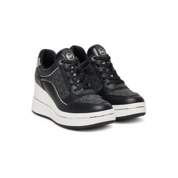 Tenisi dama  43F5EMFS2L - piele ecologica - negru