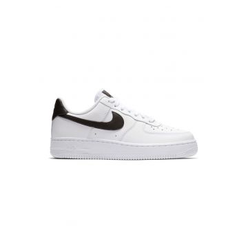 Tenisi dama  Air Force 1 07 din piele naturala - Alb/Negru