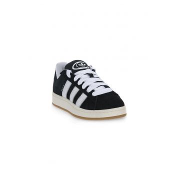 Tenisi dama -  Campus - Piele intoarsa - Negru - Negru