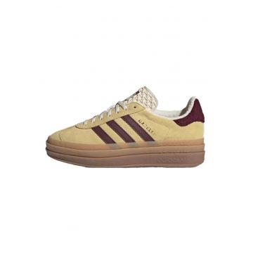 Tenisi dama  Gazelle Bold - piele intoarsa - galben/maro