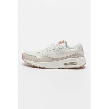 Pantofi sport cu garnituri de piele Air Max - Alb