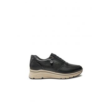 Pantofi sport dama -  Piele naturala - Negrudwqfwq