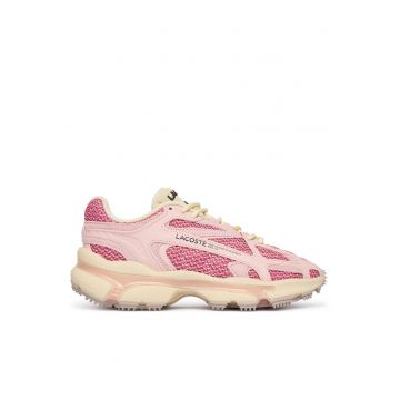 Pantofi sport dama -  textil - bej/roz