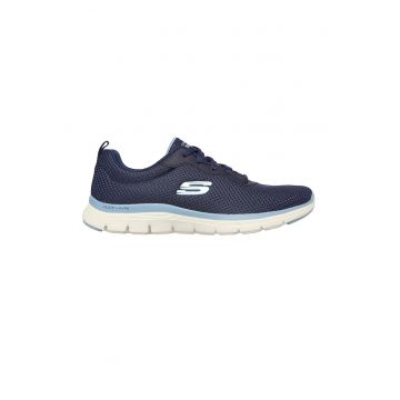 Pantofi sport de plasa Flex Appeal 4.0 - Alb/Albastru inchis