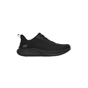 Pantofi sport Engineered din material textil cu aspect tricotat - Negru