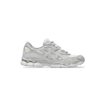 Pantofi sport GEL-NYC din plasa cu garnituri din piele intoarsa - Gri deschis/Alb murdar