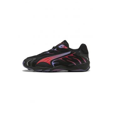 Pantofi sport Inhale cu garnituri sintetice - Rosu/Negru/Albastru indigo