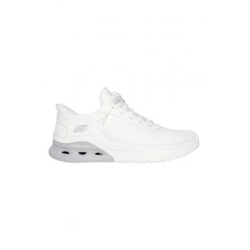 Pantofi sport slip-on Bobs Waves 2.0 - Alb optic