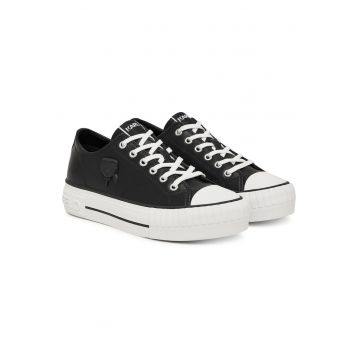 Tenisi dama -  piele naturala - negru -