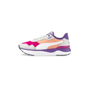 Pantofi sport de piele ecologica si plasa R78 Voyage