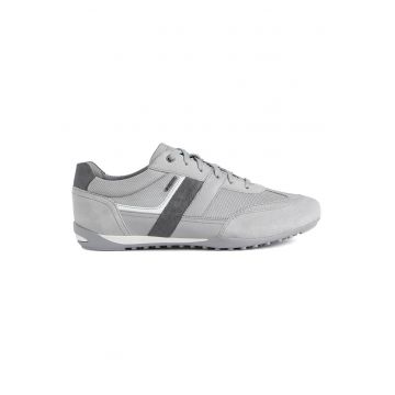 Pantofi sport cu garnituri de piele intoarsa