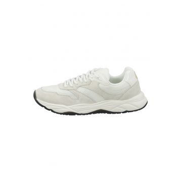 Pantofi sport de piele intoarsa cu insertii de plasa Celest