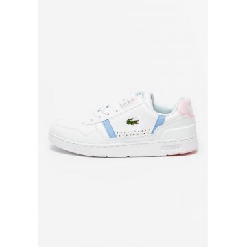 Pantofi sport de piele si piele ecologica cu detalii contrastante T-Clip