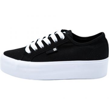 Tenisi femei DC Shoes cu platforma Manual Platform ADJS300280-BKW