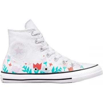 Tenisi femei Converse Ctas Hi 572706C, 36.5, Alb