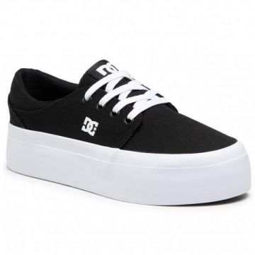 Tenisi femei DC Shoes Trase Platform ADJS300269-BKW, 36.5, Negru