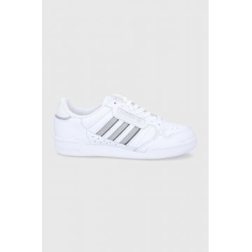 Adidas Originals Pantofi S42626 culoarea alb, cu toc plat